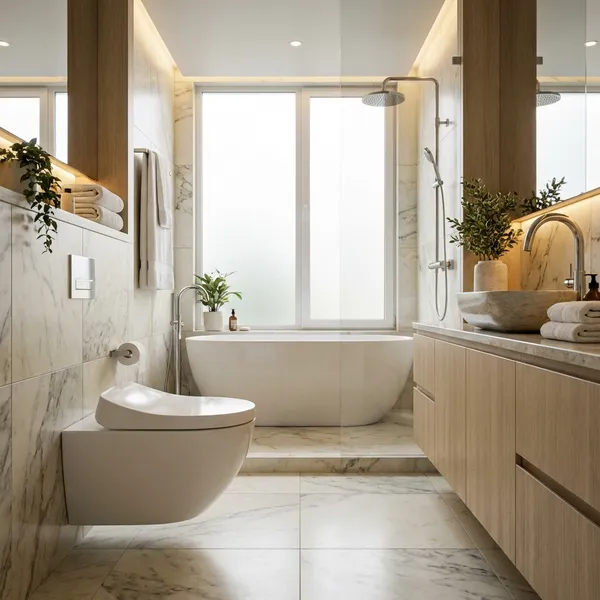 WC-poti ja valamu paigaldus